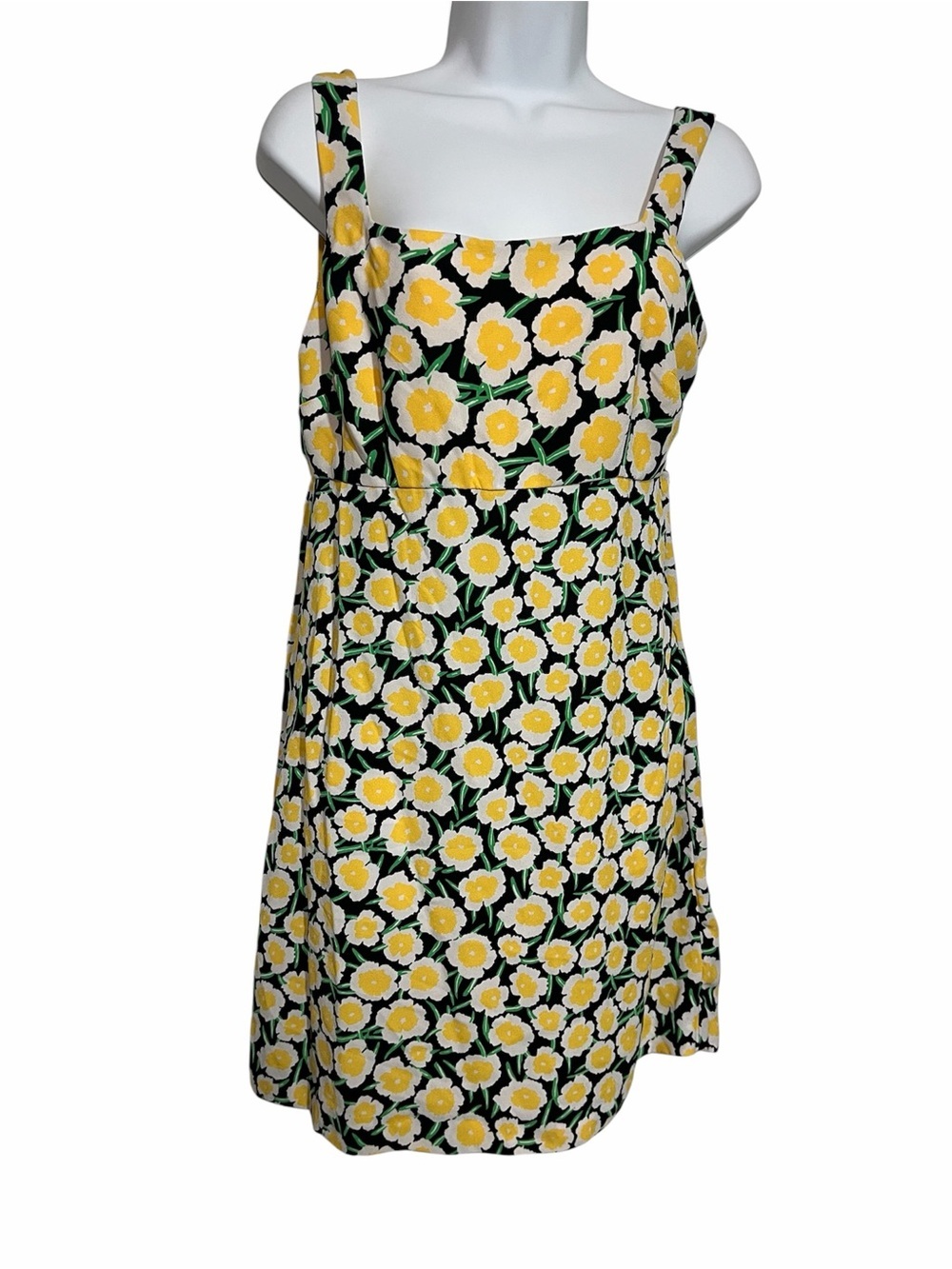 Diane Von Furstenberg Floral Print Mini Dress Size 6 Sundress Summer Casual